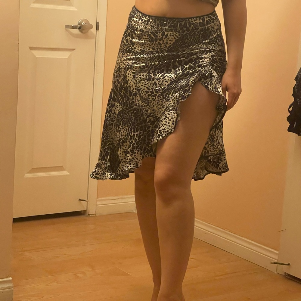 Asymmetric skirt